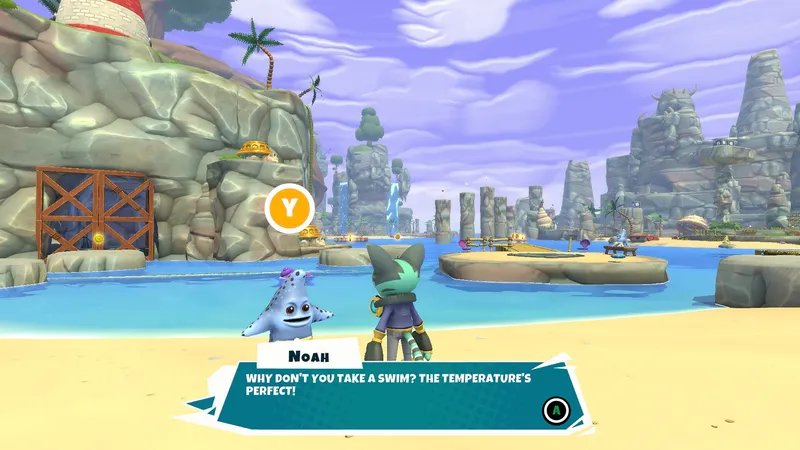 Oznámena plošinovka Scratch The Cat