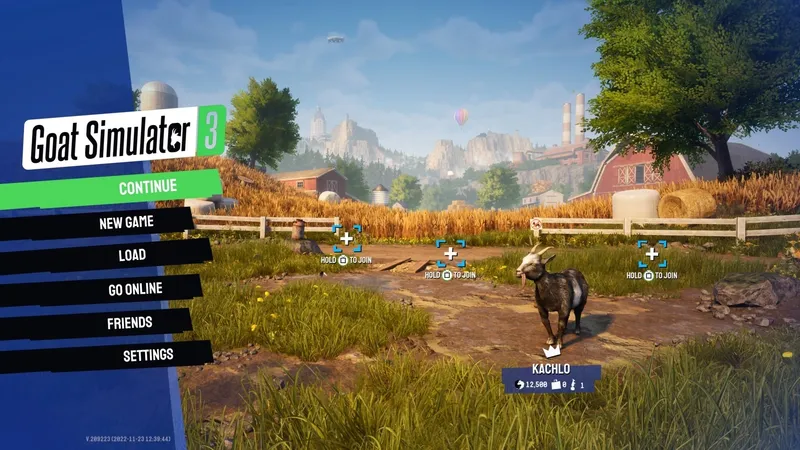 Hra Goat Simulator 3 dostane v listopadu post-apokalyptické rozšíření Baadlands: Furry Road 