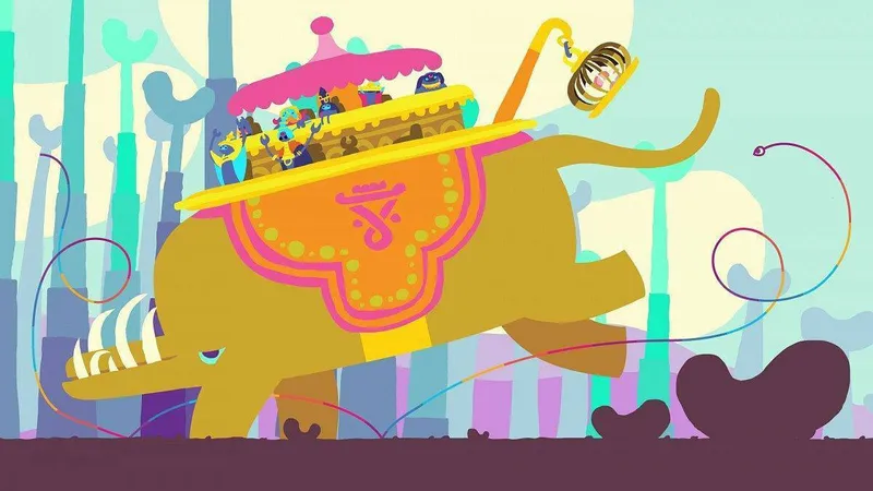 Oznámena indie hra Hohokum pro Playstation 4, PS3 a PSV