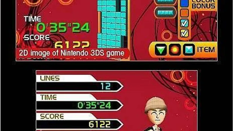 Tetris 3DS informace a obrázky
