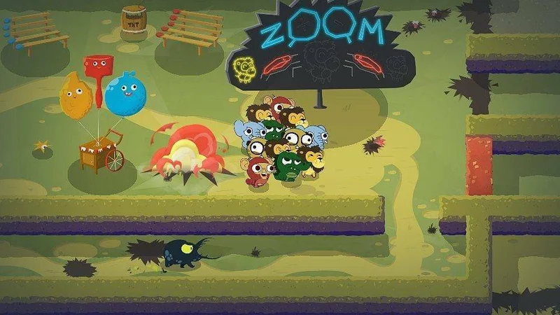 Oznámena hra Super Exploding Zoo pro PS4 a PSV