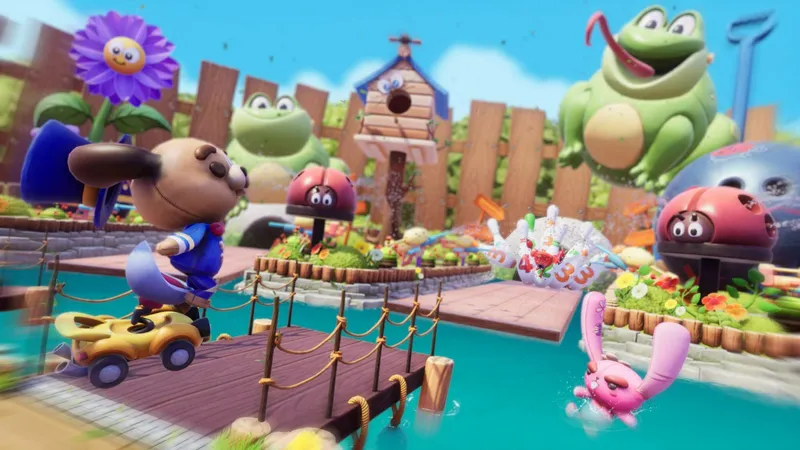 Oznámena sportovní party hra Toy Sports