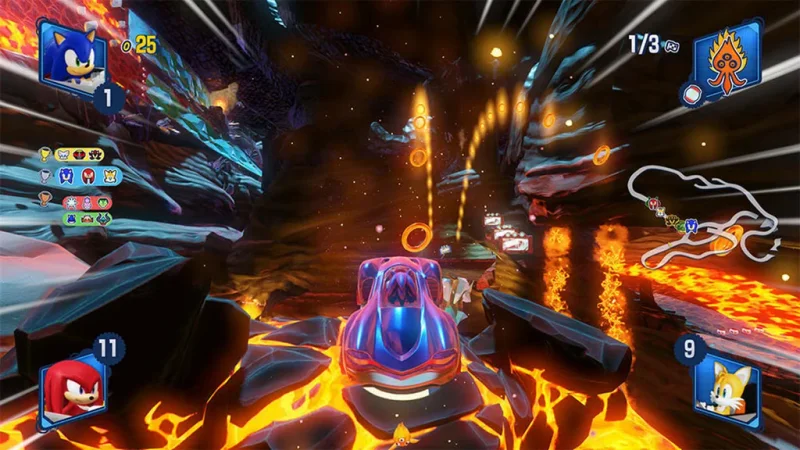 Oznámena závodní arkáda Team Sonic Racing