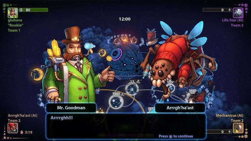 Debutový trailer pro arkádovku Planets Under Attack