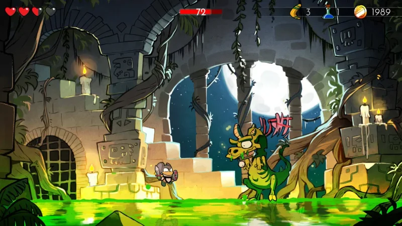 Akční plošinovka Wonder Boy: The Dragon’s Trap nabídne i retro zobrazení