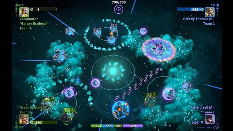 Debutový trailer pro arkádovku Planets Under Attack