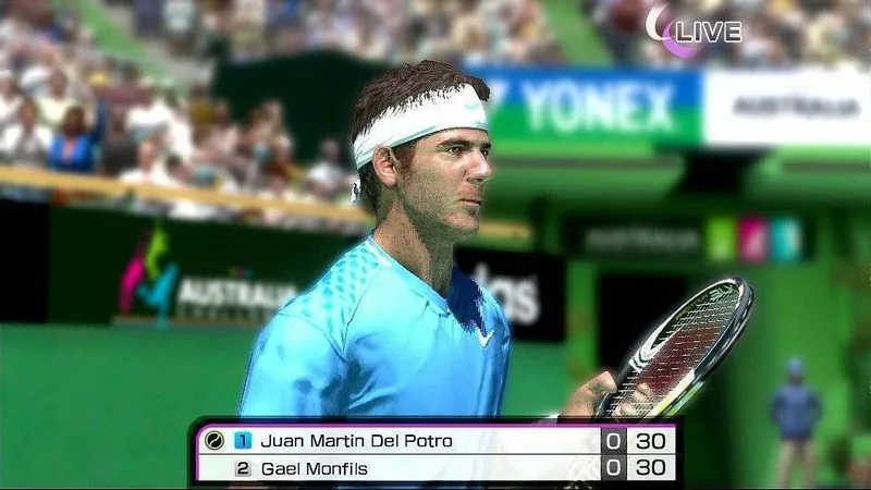 Záběry z Virtua Tennis 4 na PS Vita