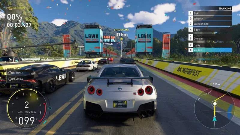 Závodní hra The Crew Motorfest byla dokončena