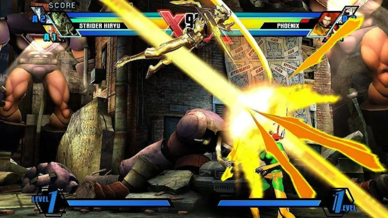 Záběry z PS Vita verze Ultimate Marvel vs. Capcom 3