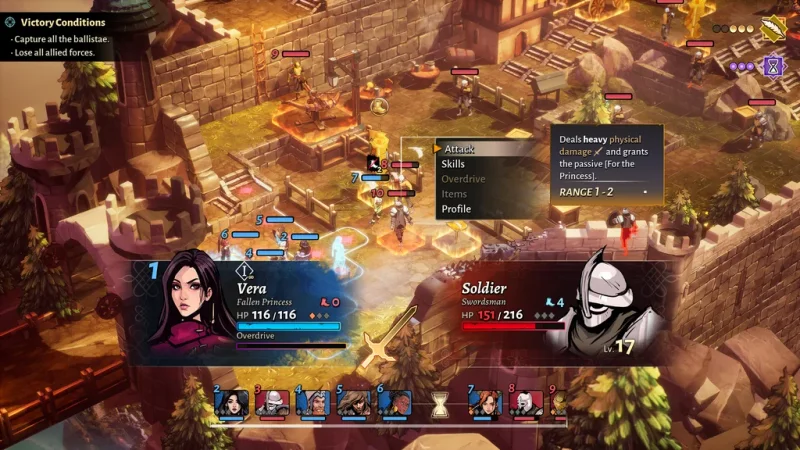 Oznámena taktická tahová RPG hra Calame