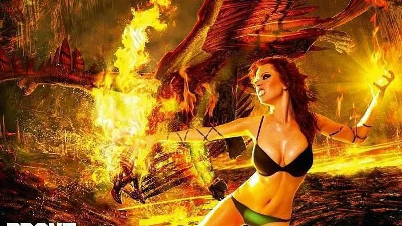 Modelka se svlékla pro hru