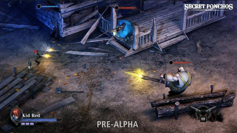 Přiblížení hry Secret Ponchos pro PS4