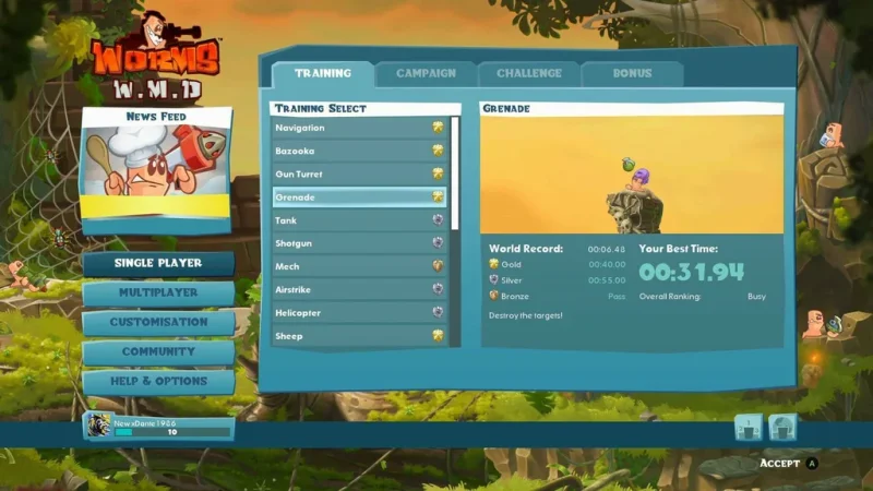 Worms W.M.D vyjde příští týden pro Nintendo Switch