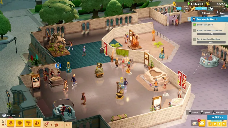 Hra Two Point Museum dostane rozšíření Zooseum začátkem prosince 