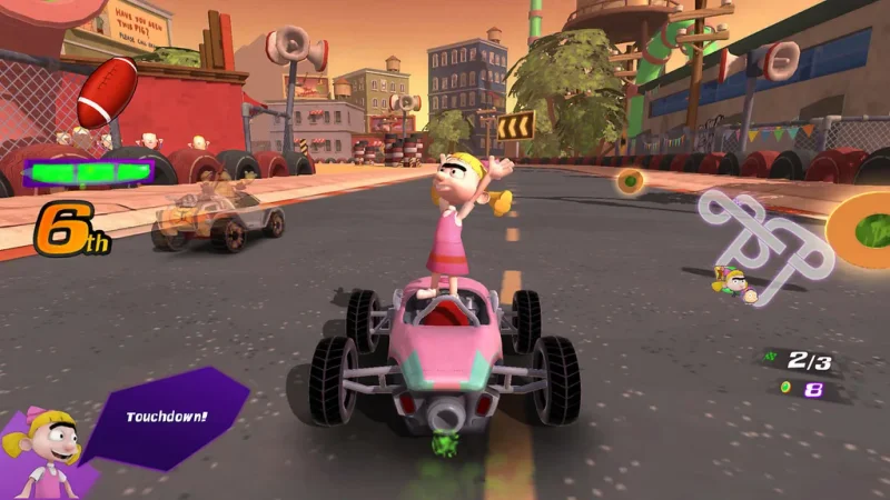 Oznámena závodní arkáda Nickelodeon Kart Racers