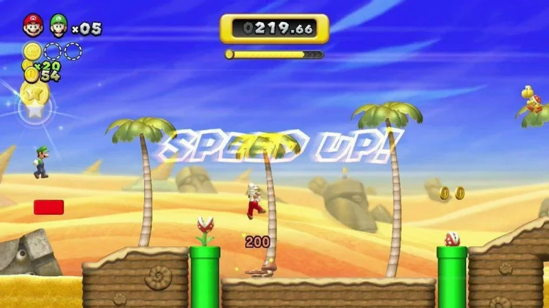 Oznámen New Super Mario Bros U na Wii U