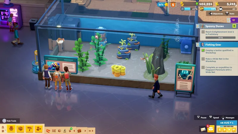 Hra Two Point Museum dostane rozšíření Zooseum začátkem prosince 