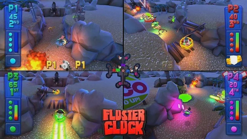 Oznámena hra Fluster Cluck pro PlayStation 4