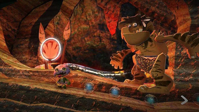 Sackboy's Prehistoric Moves