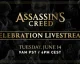 Ubisoft v úterý odpoledne uspořádá Assassin's Creed Celebration Livestream
