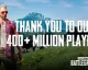 PlayerUnknowns Battlegrounds se prodalo už 50 milionů kopií, hru si zahrálo přes 400 milionů hráčů